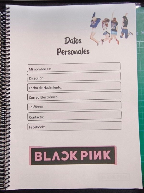Producto - Cuaderno BLACK Pink - 1