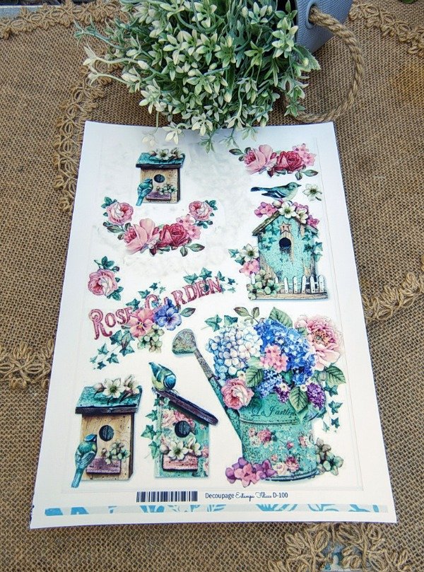 Producto - LAMINA PARA DECOUPAGE COD.D100