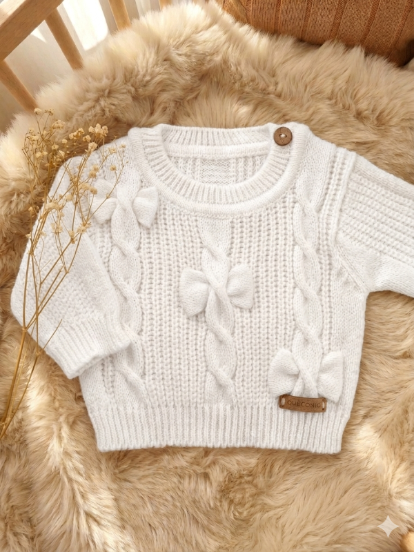 Producto - SWEATER MOÑOS BLANCO