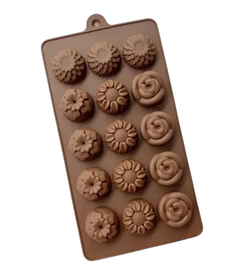 Producto - MOLDE SILICONA MIX FLORES mod2