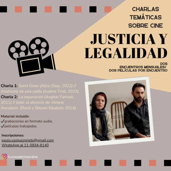 Producto - Charlas temáticas: Justicia y legalidad - 0