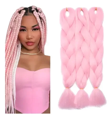 Producto - Pelo Kanekalon rosa