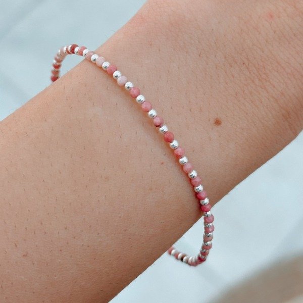 Producto - Pulsera Malena Rosada Plata 925 - 0