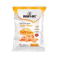 Producto - Snack arroz tipo Twistos Sabor Queso paq. X 500 gr "Riski Dit"