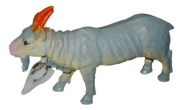 Producto - Fallado!! Cabra De Goma Blanda Largo 22 Cm