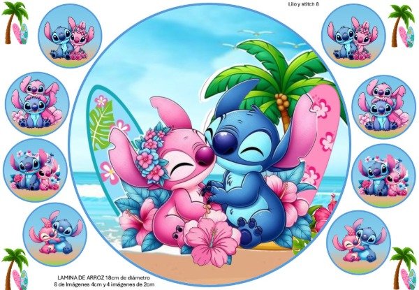 Producto - LAMINA LILO Y STITCH 8