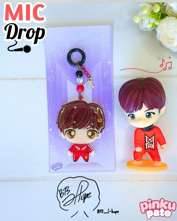 Producto - Llavero J-hope Tiny Tan Mic Drop