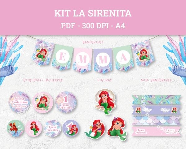 Producto - Kit La Sirenita