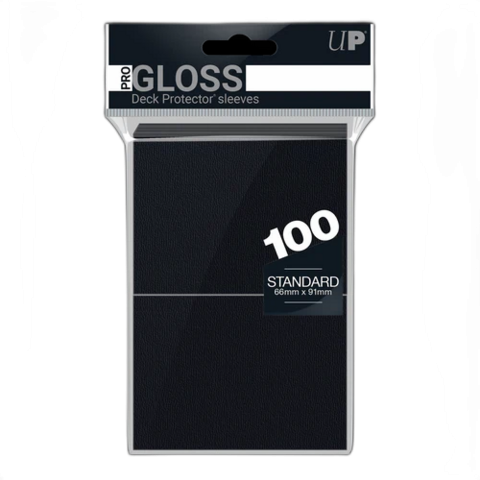 Producto - Ultra Pro - Gloss Sleeves - Black x100