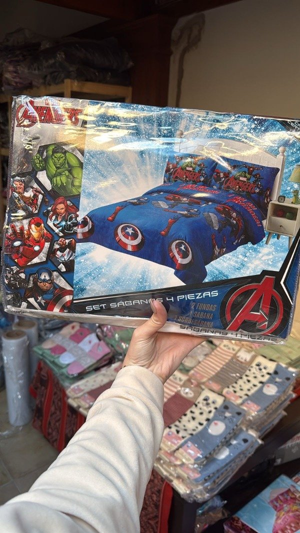Producto - Sábanas Infantiles Avengers 4 piezas