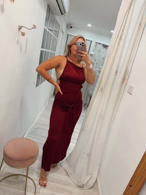 Producto - Vestido Nicole bordo