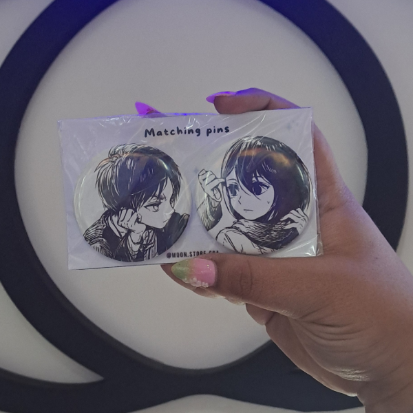 Producto - MATCHING PINS - Attack on Titan