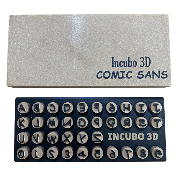 Producto - ABC Premium en caja línea Comic Sans - Mayúsculas y números