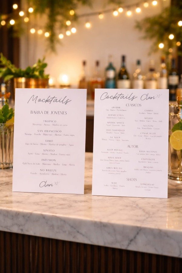 Producto - Cartel Cocktails - Rigido