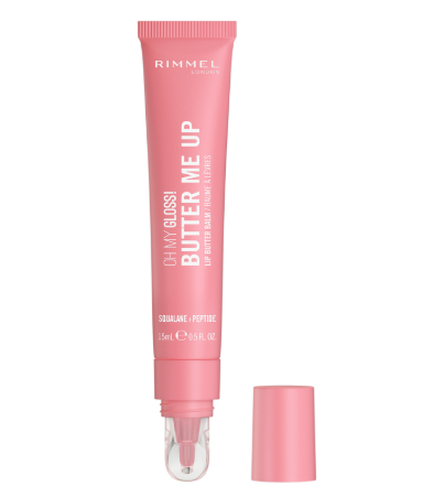 Producto - GLOSS / BALSAMO - BUTTER ME UP RIMMEL LONDON - 000 VAINILLA / 002 BUBBLE GUM