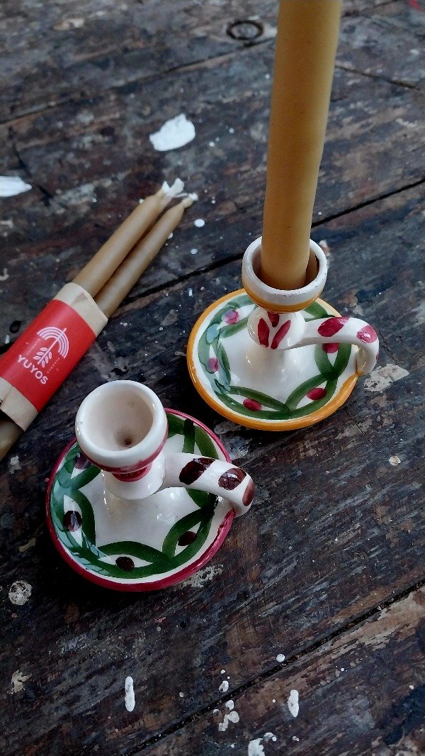 Producto - Candelabro Vintage + Velas Ritual