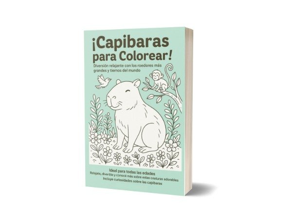 Producto - Capibaras para colorear
