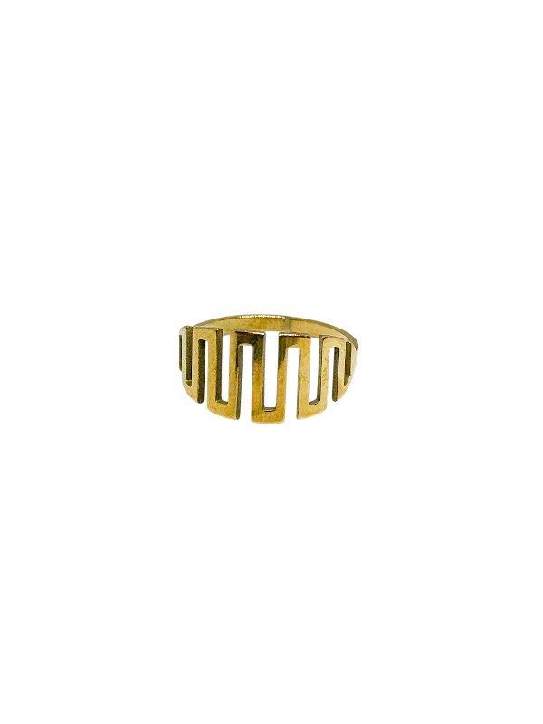 Producto - Anillo sunny acero dorado
