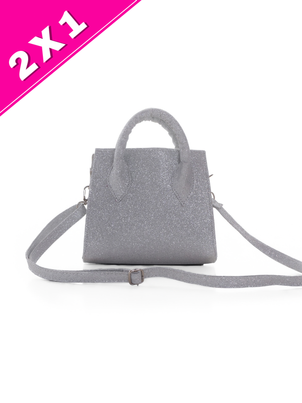 Producto - Mini Bag Fenix Glitter Plata