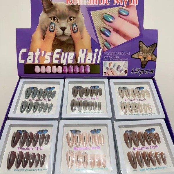 Producto - UÑAS POSTIZA A PRESIÓN EN CAJA 12UNIDAD