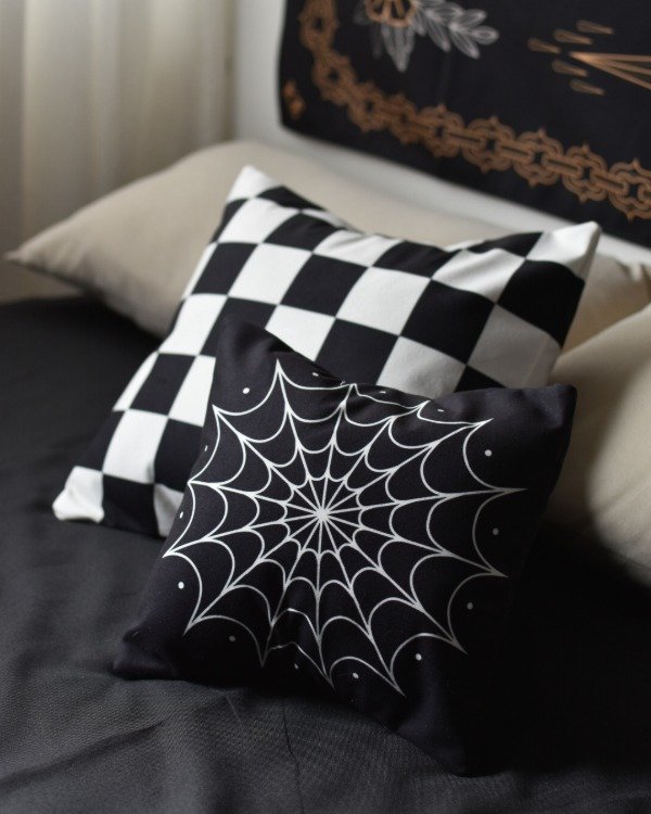 Producto - Funda Almohadón TELA DE ARAÑA