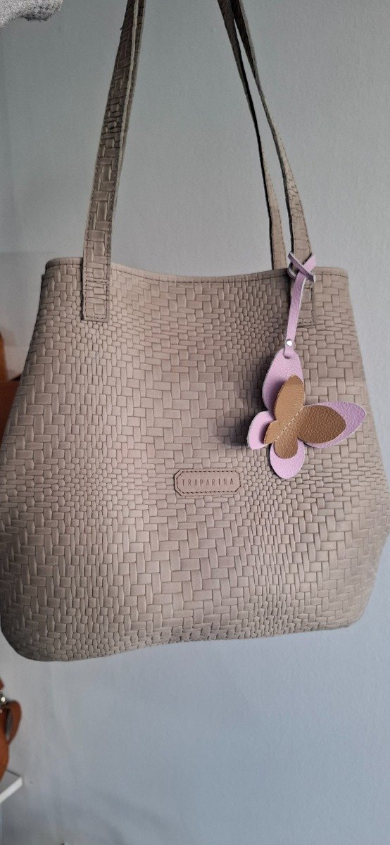 Producto - Tote bag trenzado gris