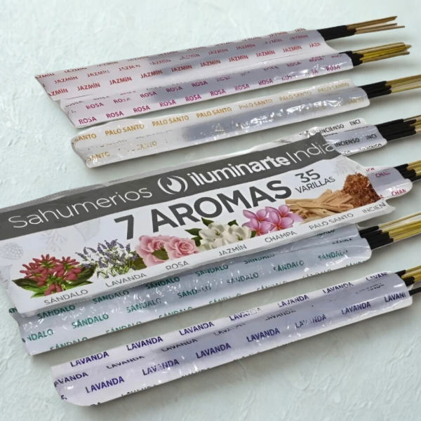 Producto - Sahumerios Iluminarte 7 Aromas x35u