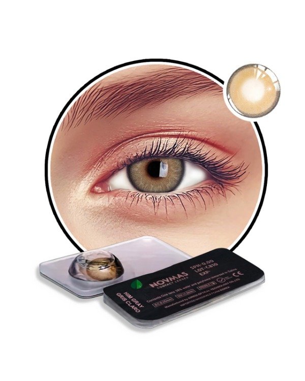 Producto - Lentes de Contacto de Color Himalaya Gray Gris claro