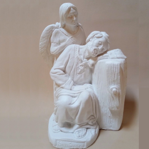 Producto - Mensaje del ángel a San José dormido 22x16 cm. - SJC12