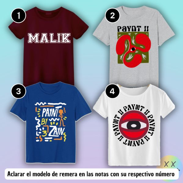 Producto - Remeras Zayn #1