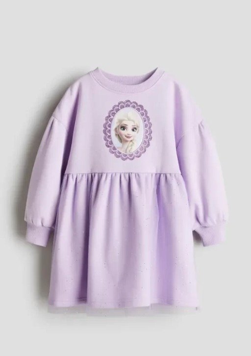 Producto - HyM. Vestido frizado con pollera de tul frozen