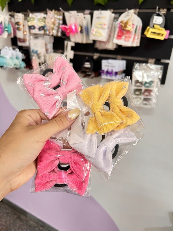 Producto - Moñitos con glitter x2