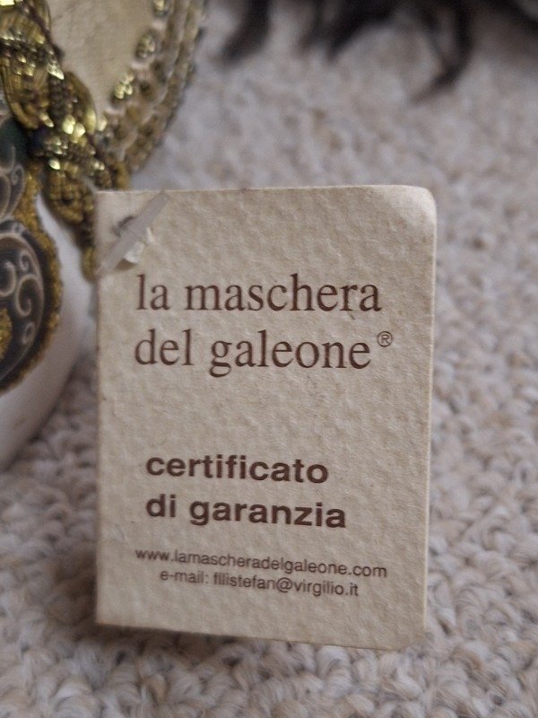Producto - Máscara Veneciana de pared con certificado original - 4