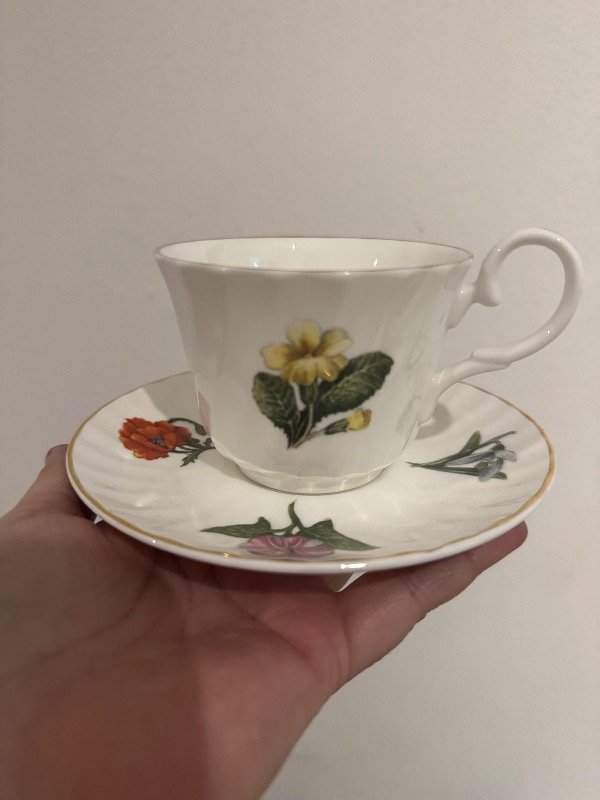Producto - Dúo de té porcelana bone china