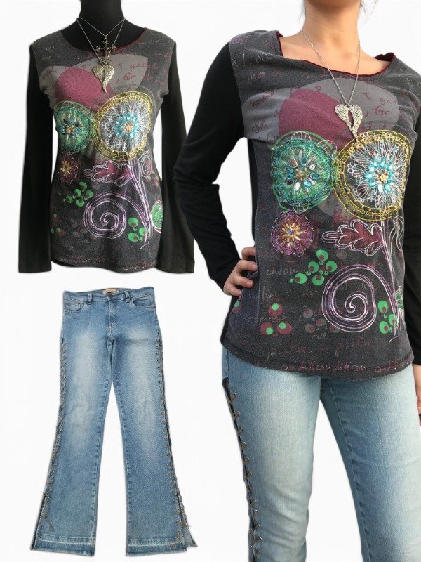 Producto - Mangalarga grafica tipo Desigual - 5