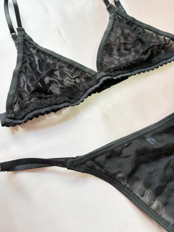 Producto - Tul Negro Animal Print - 4
