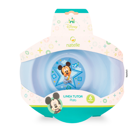 Producto - Disney Plato Mickey Linea Tutor 8500