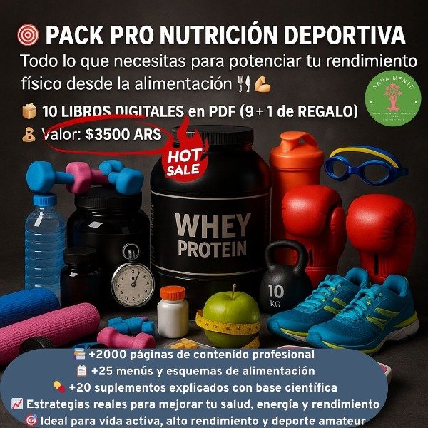 Producto - PACK PRO NUTRICIÓN DEPORTIVA