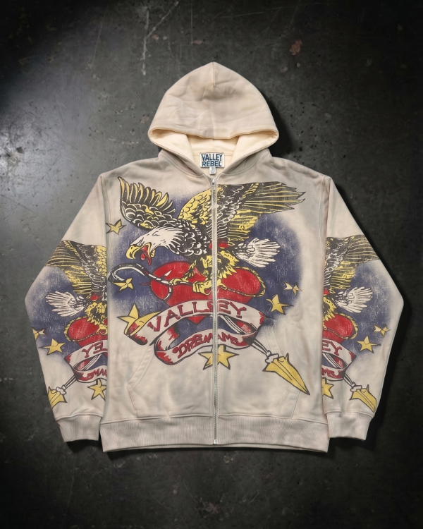 Producto - Valley Dreams Eagle Graphic Zip-Up