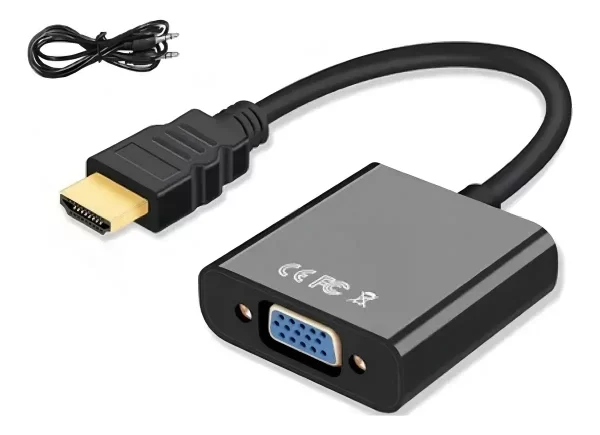 Producto - Cable Adaptador Conversor Hdmi A Vga Con Audio - 4