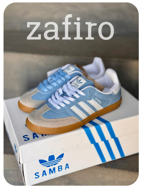 Producto - Adidas Samba OG Celeste