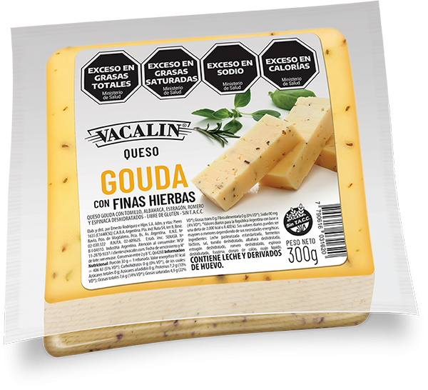 Producto - Gouda Finas Hiebas x 300g