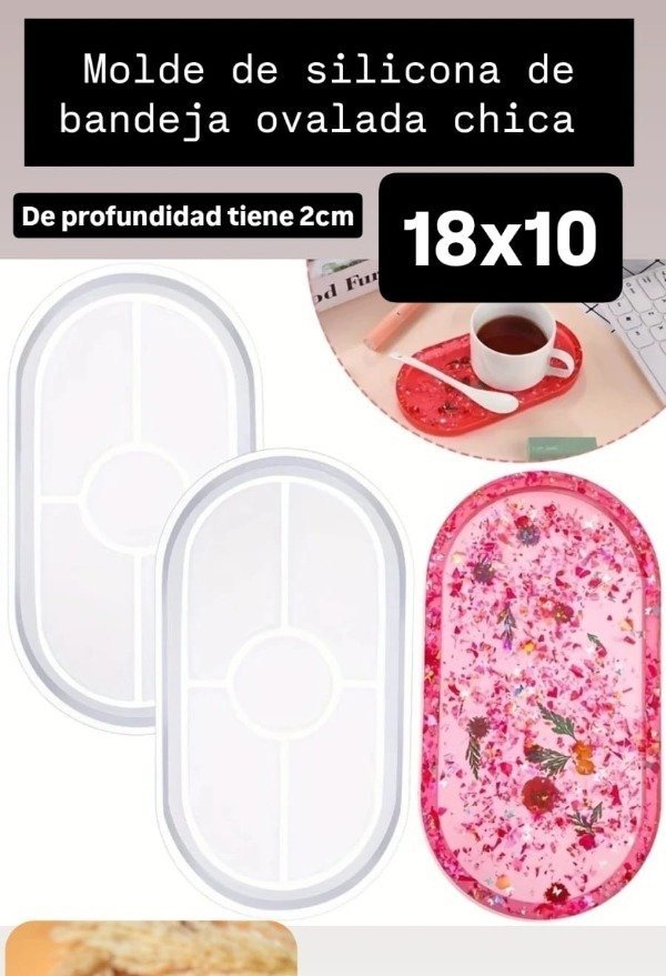 Producto - Molde bandeja ovalada 18cm
