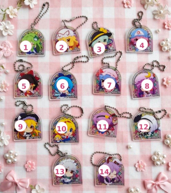 Producto - Charms touhou - 1