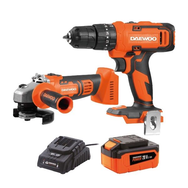 Producto - SUPER KIT AMOLADORA + TALADRO DAEWOO