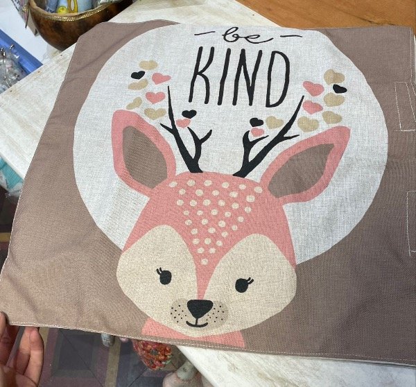 Producto - Funda de almohadón bambi 40 x 45 con abrojo