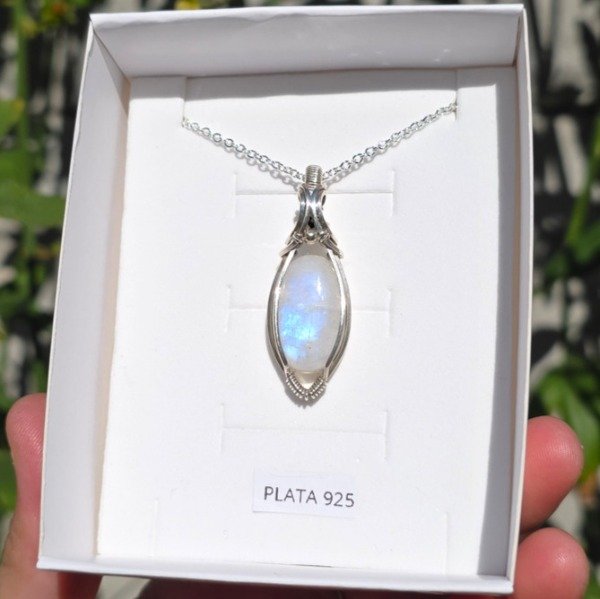 Producto - PIEDRA LUNA- PLATA 925 - 1