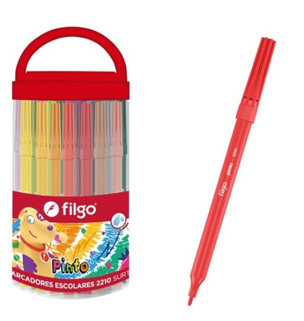 Producto - FIBRA FILGO ESCOLAR 2210 PINTO x50 Largas