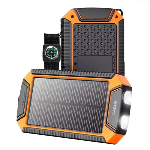 Producto - Cargador de Batería Solar Gadnic Power Bank Inalambrico -Gadnic (BC000060)