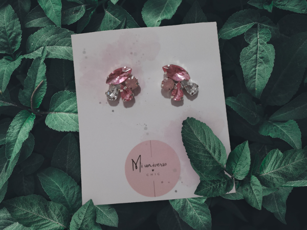 Producto - Aros mini rosa